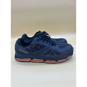 Red Wing 6338 Steel Toe Work Shoes Men's Size 12 E2 Black‎ Orange Safety Toe